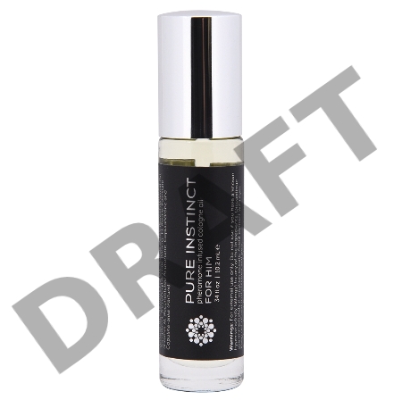 Парфюмерное масло PURE INSTINCT для мужчин - 10,2 мл.