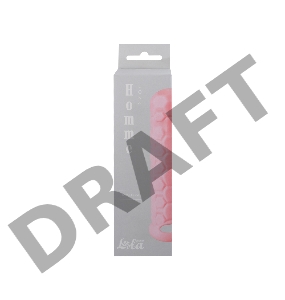 Розовый фаллоудлинитель Homme Long - 13,5 см.