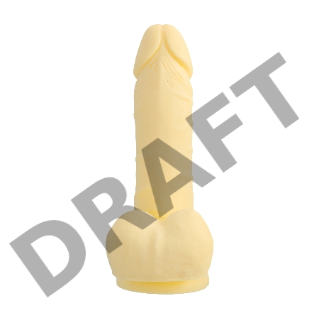 Фаллоимитатор Beyond by Toyfa, James, силикон, желтый, 20 см