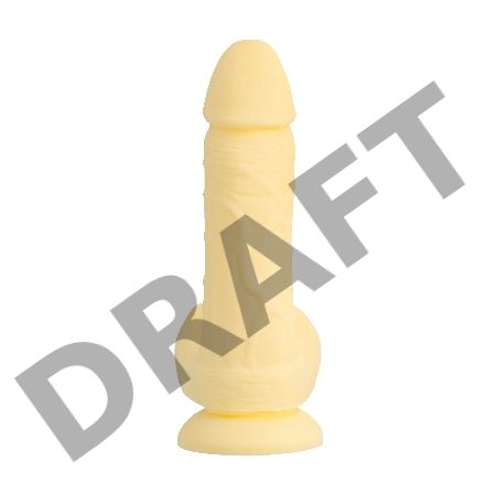 Фаллоимитатор Beyond by Toyfa, James, силикон, желтый, 20 см