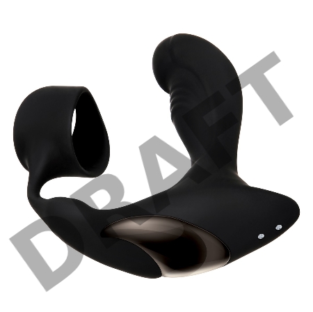 Zero Tolerance STRAPPED & TAPPED Вибромассажер простаты с эрекционным кольцом и пультом ДУ