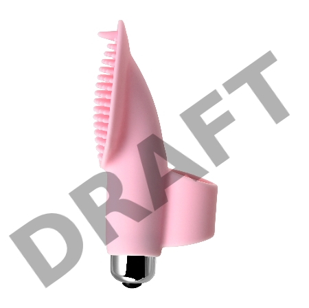 Вибронасадка на палец JOS TWITY для прелюдии, силикон, розовая, 10,2 см