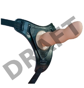 Женский страпон Erokay телесного цвета - 14 см.