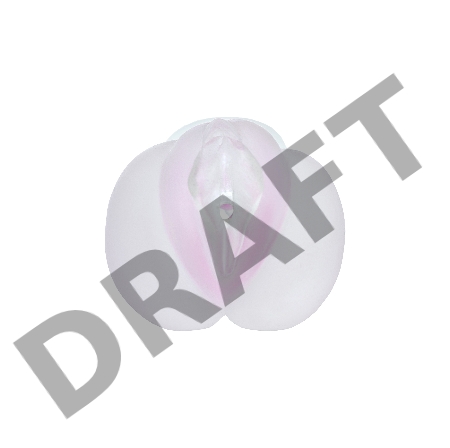 Мастурбатор реалистичный TOYFA Juicy Pussy Crystal Rose, TPE, 14 см