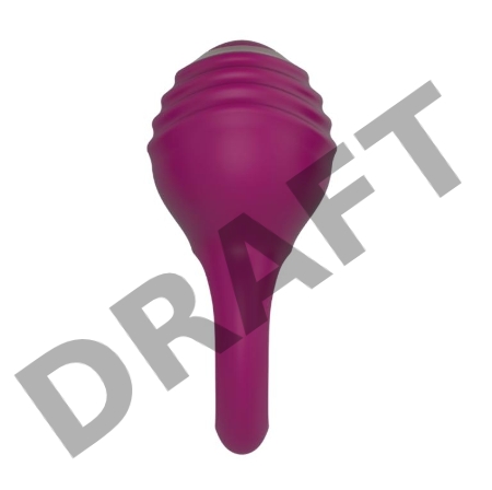 Сливовое эррекционное кольцо AN Petal