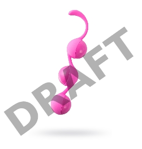 Вагинальные шарики Seven Creations, силикон, розовые, Ø 3,5 см