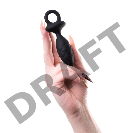 Анальная пробка Erotist Strob S - size, силикон, черная, 11,7 см