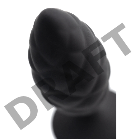 Анальная пробка Erotist Strob S - size, силикон, черная, 11,7 см