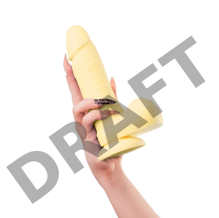 Фаллоимитатор Beyond by Toyfa, James, силикон, желтый, 20 см