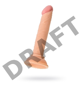 Анальный фаллоимитатор TOYFA Basic, PVC, телесный,14 см