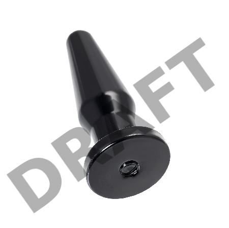 Анальная втулка TOYFA POPO Pleasure Gemini , TPE, черная, 12,4 см