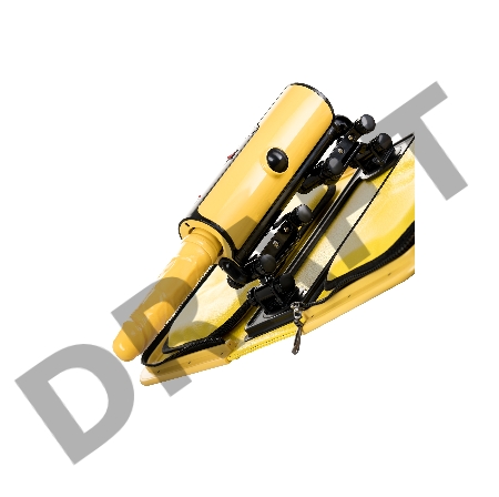 Секс-машина F*ckBag, MotorLovers, ABS, желтый, 36 см