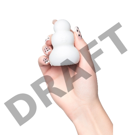 Мастурбатор нереалистичный MensMax Pucchi Cream, TPE, белый, 6,5 см