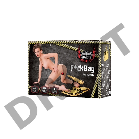 Секс-машина F*ckBag, MotorLovers, ABS, желтый, 36 см