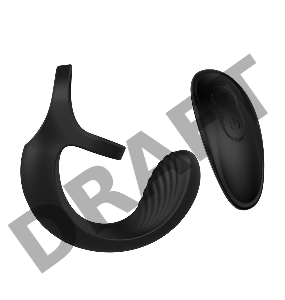 Zero Tolerance VIBRATING BALL CRADLE Эрекционное кольцо с вибрацией и стимуляцией мошонки с пультом ДУ