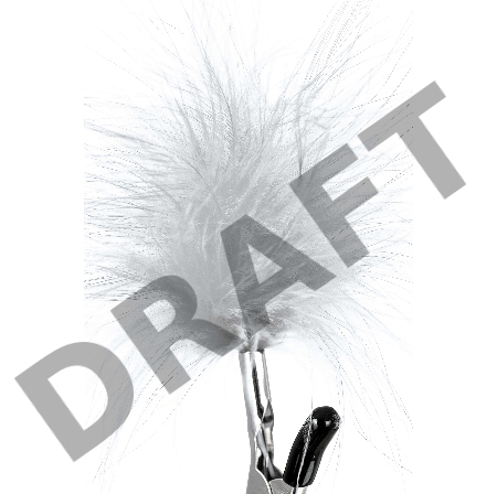 Зажимы для сосков TOYFA Theatre, металл с пухом