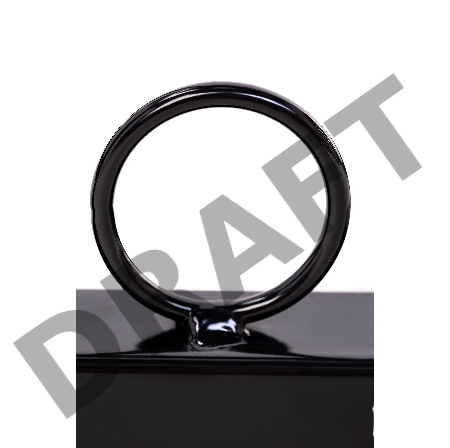 Секс-машина Diva Bondage, с двумя насадками, металл, черная, 140 см