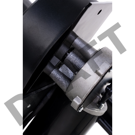 Секс-машина Diva Bondage, с двумя насадками, металл, черная, 140 см