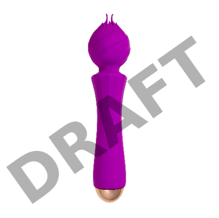 Вибратор Flovetta by Toyfa HYACINTH, силикон, фиолетовый, 21,5 см