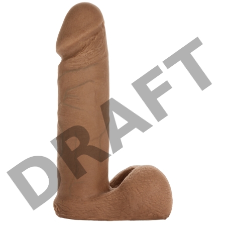 Насадка реалистик 6 мулат для Харнесс Vac-U-Lock™ - 6 ULTRASKYN™ Cock - Caramel