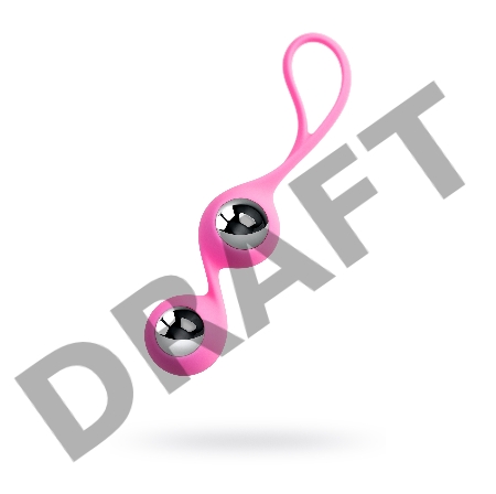 Вагинальные шарики L'Eroina Futa, силикон, розовые, 11 см, Ø 1,9 см, 63 г