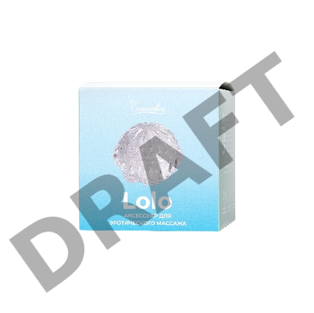 Мастурбатор Eromantica LOLO, TPE, белый, 7 см