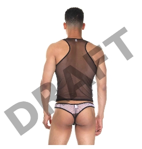 Комплект мужской 2 в1: майка и тонги