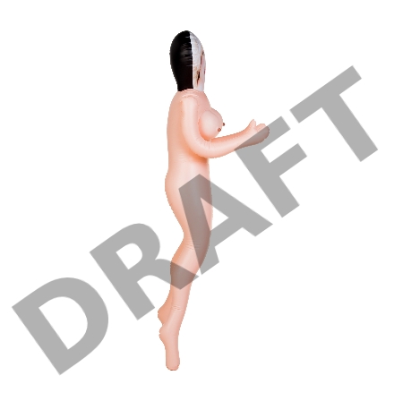 Кукла надувная Dolls-X by TOYFA Cecilia, блондинка, с двумя отверстиями, 160 см