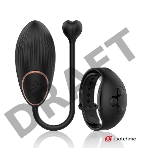 Черное виброяйцо с пультом-часами Anne s Desire Vibro Egg Wireless Watchme
