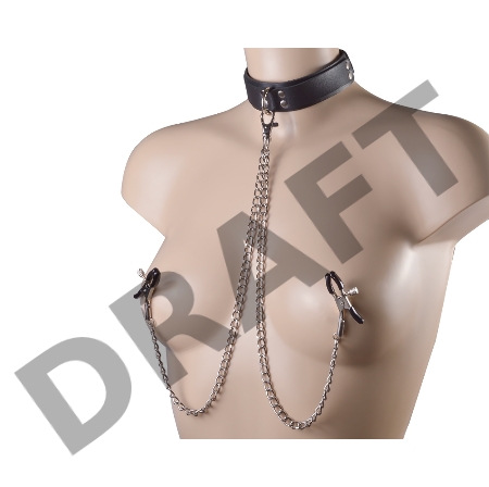 Ошейник с зажимами Light