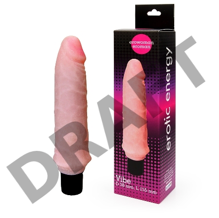 Вибратор телесного цвета  Realistic Cock Vibe - 15,5 см.