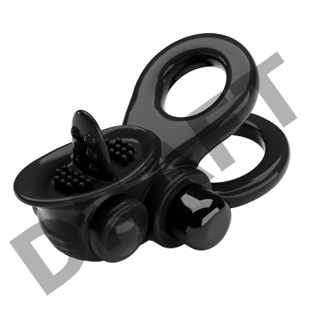 Passionate Ring Эрекционное кольцо с подхватом мошонки и стимулятором клитора