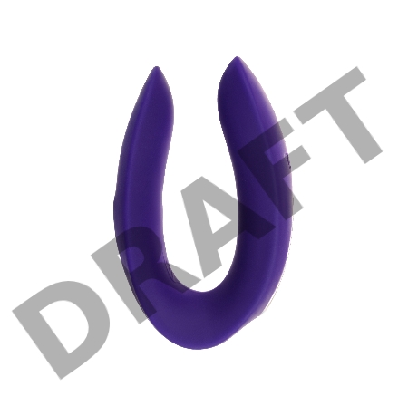 Многофункциональный стимулятор для пар Satisfyer Partner Toy REMOTE, силикон, фиолетовый, 18 см.