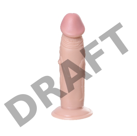 Реалистичный фаллоимитатор TOYFA RealStick Nude, PVC, телесный, 23 см