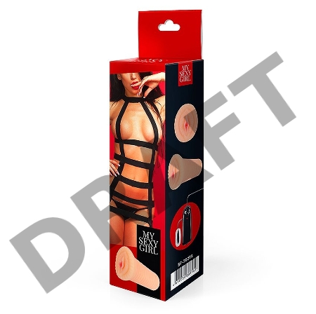 Реалистичный мастурбатор-вагина телесного цвета с вибрацией