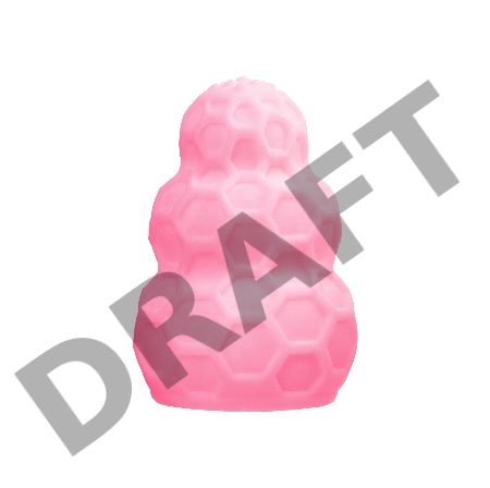 Мастурбатор A-Toys Flaff, TPE, розовый, 8см, Ø 2,9 см