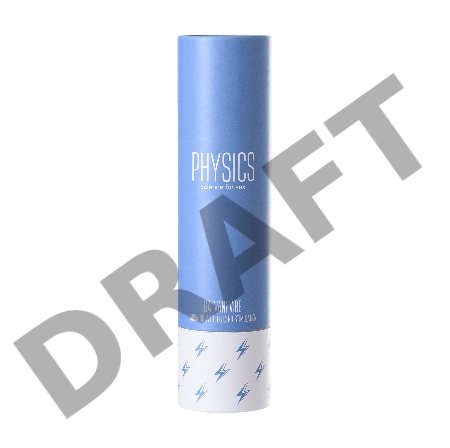 Вибратор с электростимуляцией PHYSICS GALVANI VIBE, силикон, голубой, 21 см