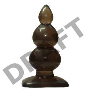 Дымчатая анальная втулка Anal Drops Medium - 14 см.