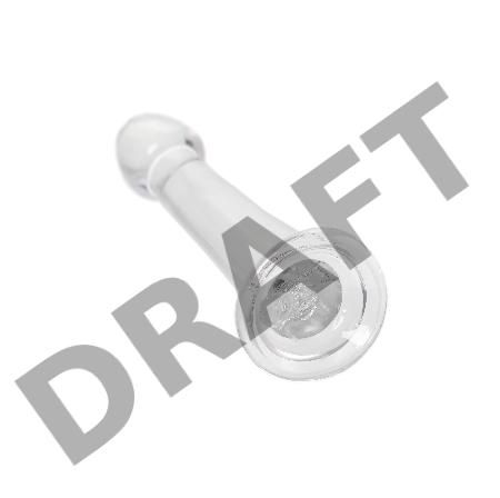 Нереалистичный фаллоимитатор Jelly Dildo XL Toyfa Basic, TPE, прозрачный, 22 см