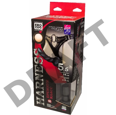 Страпон на креплении LoveToy WOMAN SIMPLEX с 3 насадками, neoskin, телесный