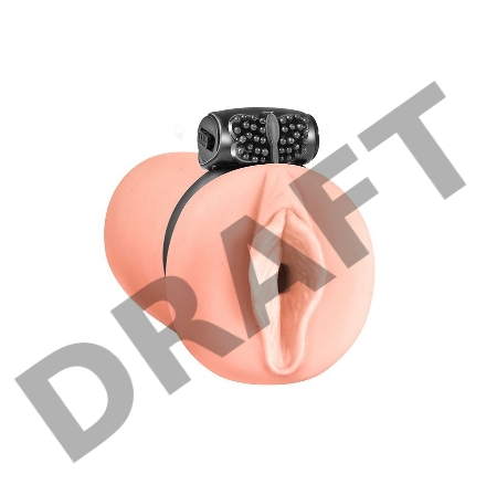 Мастурбатор с виброкольцом Satisfaction Magazine Maid