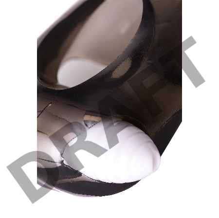 Насадка ToyFa XLover, для увеличения размера с вибрацией,TPE, черная прозрачная, 15,5 см