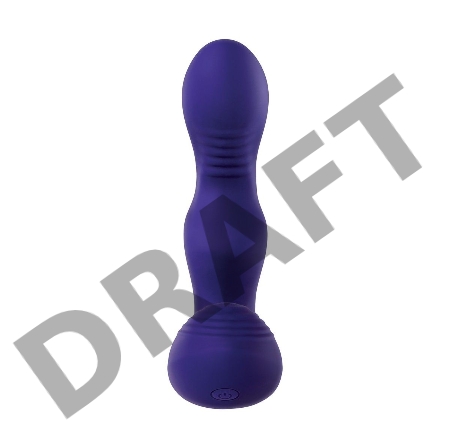 Zero Tolerance THE ROCKER Вибромассажер простаты с поступательными движениями и пультом ДУ