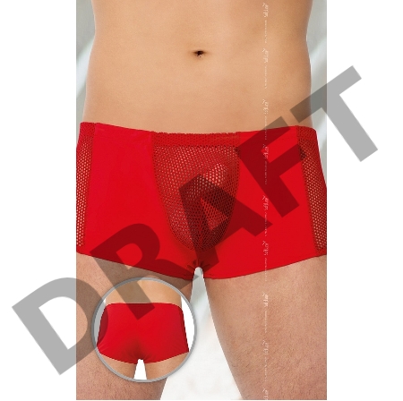 Шорты мужские с сеткой SoftLine Collection, красный, XL
