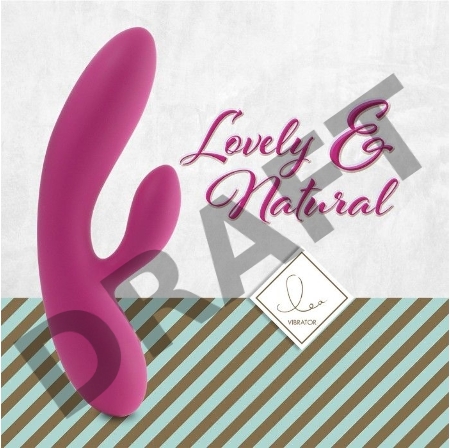 Розовый вибратор-кролик Lea Rabbit Vibrator - 20,2 см.