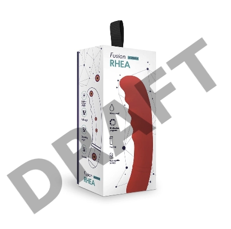 G вибратор Rhea, цвет алый (FUSION collection)