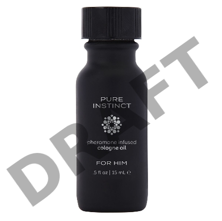 Мужское парфюмерное масло с феромонами PURE INSTINCT - 15 мл.