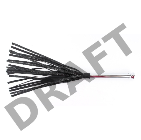 Плетка с металлической ручкой - 50 см.