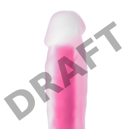 Фаллоимитатор, светящийся в темноте, Beyond by Toyfa, Tony Glow, силикон, прозрачный, 20 см