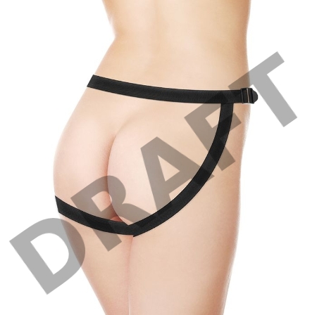 Классические трусики для насадок с фиксацией кольцом Deltaclub Harness Universal